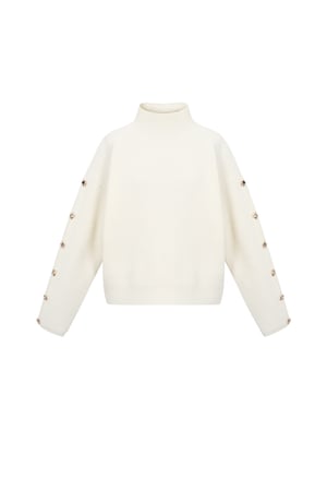 Sweater with buttons on the sleeves h5