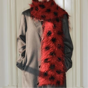 1 Piece Classic Polka Dots Wool Women's Winter Scarves h5 Picture4