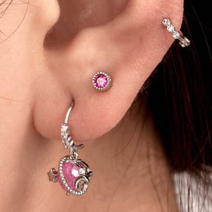 1 Piece Simple Series Classic Geometric Copper No Plating Material Zircon Women Stud Earrings h5 Picture2