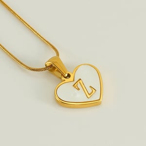 1 Stück Simple Series Daily Letter Edelstahl 18 Karat vergoldete Damen-Anhängerketten h5 