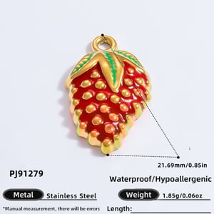1 Piece Classic Series Vintage Geometric Stainless Steel Gold Color DIY Women's Pendants h5