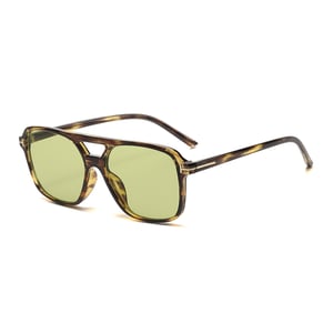 1 Paar Simple Series Alltags-Sonnenbrille aus einfarbigem Kunststoff für Damen h5 