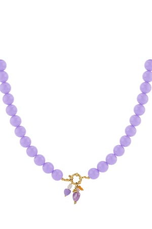 Collana di piccole perle colorate-12mm h5 Immagine9