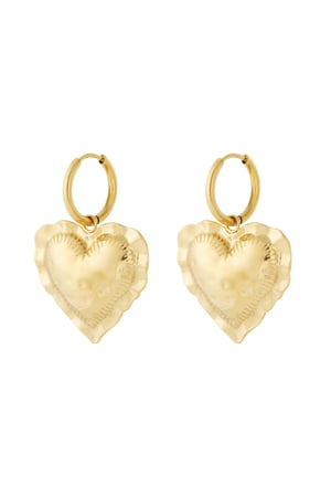 Embrace heart drop Earrings h5