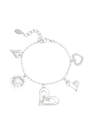 Armband „Liebende Herzen“ – Goldfarbe - Goldfarbefarbe h5 