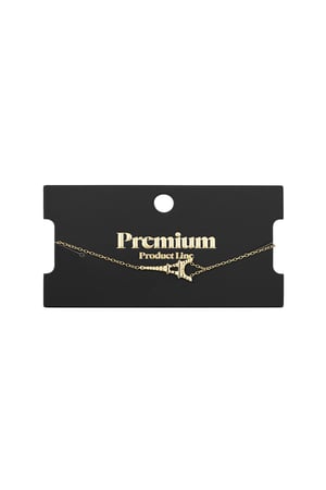 Armband „Stadt der Liebe“ – Goldfarbe - Goldfarbefarbe h5 Bild2