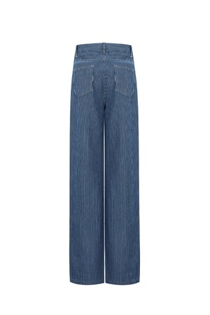 Cotton Denim pants Stripes Casual All Fit  Clothes h5 Picture3