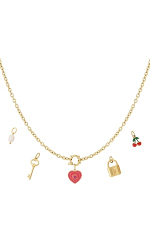 Heart DIY necklace h5