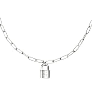 Necklace cute lock h5 