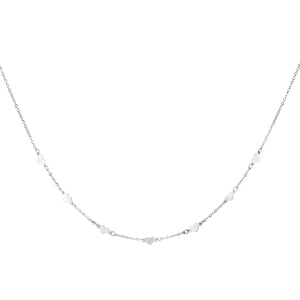 Stainless steel necklace heart h5