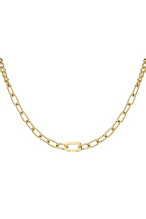 Chunky necklace - Gold Color Stainless Steel h5 
