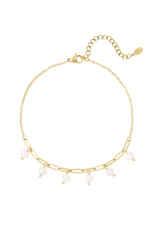 anklet links with pearls h5 
