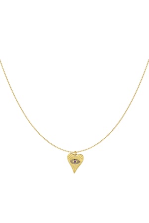 necklace heart with eye h5 