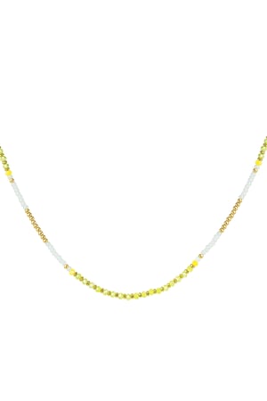 Necklace beaded party - orange/pink h5 