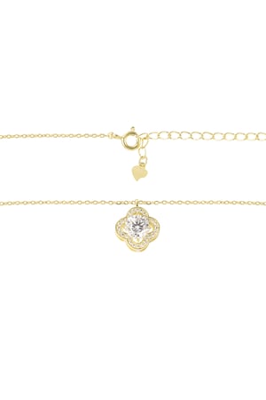 necklace rhinestones flower h5 Picture5