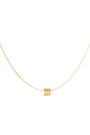necklace three-layer charm h5 