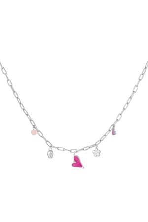 Charm-Halskette Frühlingstöne – Goldfarbe - Goldfarbefarbe h5 