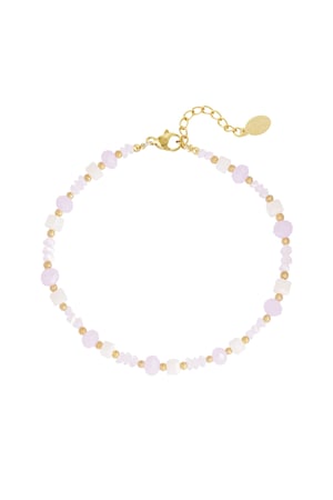 Beach vibe anklet - green/Gold color h5