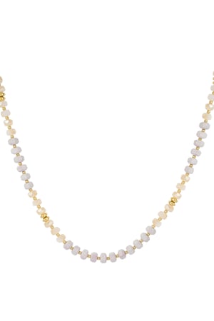 Necklace natural stone all over h5