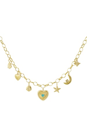 Halskette mit Sunny Love-Charm – Silber h5
