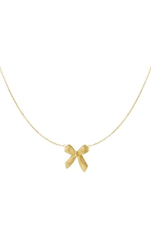 simple necklace with bow h5