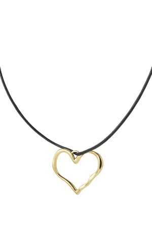 rope chain large heart h5