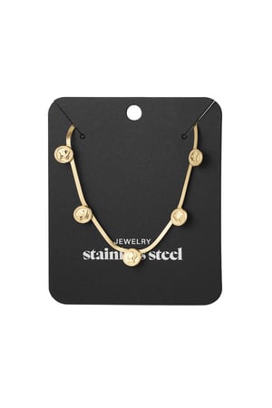 coin flat chain necklace h5 Picture3