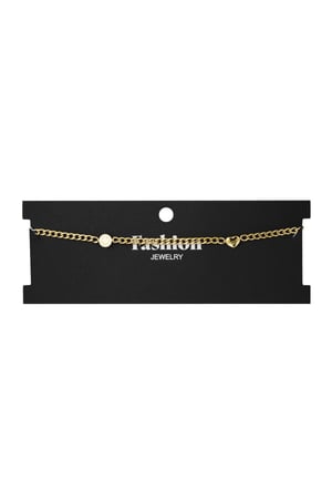 smile & heart chain necklace h5 Picture3