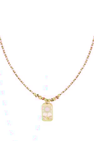 Flower Fiesta-Halskette – Goldfarben h5