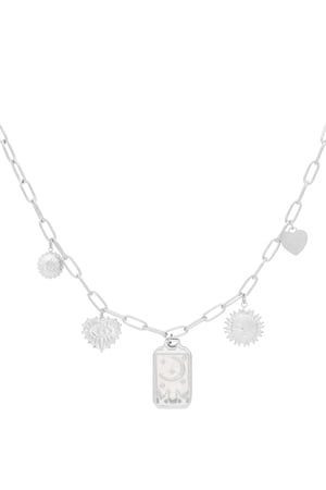 Charm-Halskette magischer Mond - Goldfarben h5 