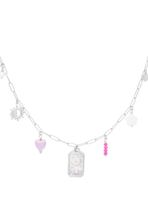collana con ciondolo a forma di piccola luna h5 
