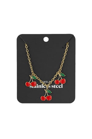charm necklace triple cherry h5 Picture3