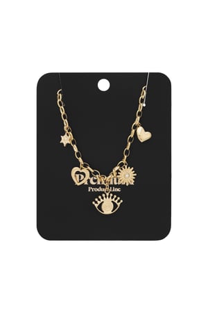 Charm Wunderland Halskette - Goldfarben h5 Bild2