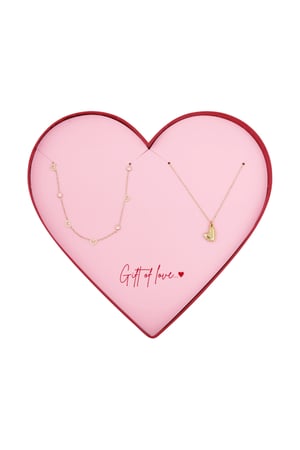 gift of love stainless steel mini hearts necklaces h5