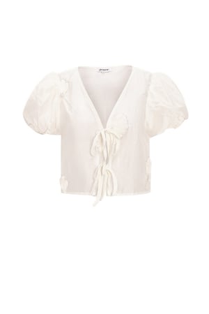 Flower Textured Top h5