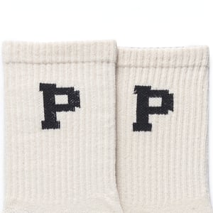 1 Pair Of Cotton Versatile Letter  Printed Women's Mid  Calf Socks h5 Picture3