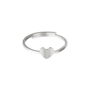 Adjustable ring heart h5