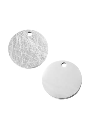 Charm rund mit Muster  h5