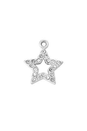 diy charm open star with stones h5
