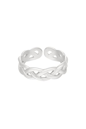Ring braided - Silver Color color h5 