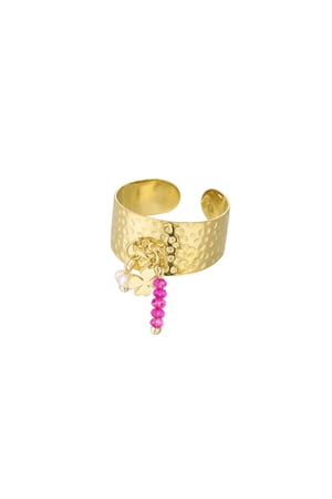 Statement ring with charms h5 