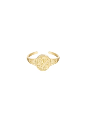 anello fiore taglia unica h5 Immagine5
