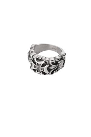 Men's ring ornament - Silver Color color h5
