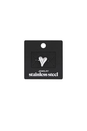 Aesthetic heart ring - Silver Color color h5 Picture4