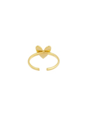 Klassischer Liebesring – Goldfarbe  - Goldfarbefarbe h5 Bild3