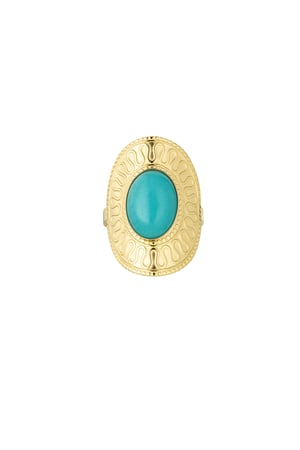 oval ring with green stone h5 Picture3