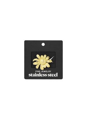 Ring „Happy Daisy“ – Goldfarbe - Goldfarbefarbe h5 Bild4