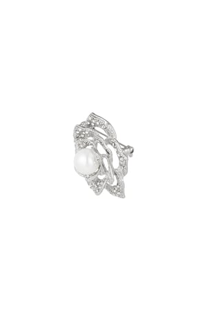 Blooming grace brooch - Silver Color color h5 Picture3