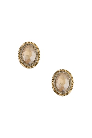 Manschettenknöpfe oval Darling - Champagner h5