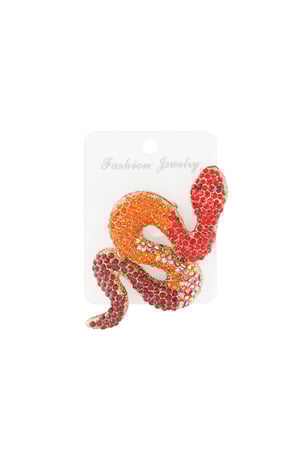 Snake Brooch - Pink & Purple h5 Picture3